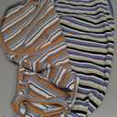 Dog Shirts Vest Cotton Striped T-Shirt, Sleeveless Stretchy Pet Clothes for Small Dogs, 2-Pack Soft Breathable Puppy Tank Top Cat Tee (X-Large, Blue,Yellow)