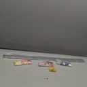 Mooliwe 6 Pieces 36 Inch Frameless Magnetic Stainless Iron Board Strips Bulletin Bar Magnetic Wall Board Memo Strip Set with 48 Pieces Colorful Magnets for School Office Home (Silver)