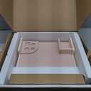 OOOK Wooden Vanity Makeup Table for Kids, Toddler Pretend Play Dressing Table with Mirror & Drawer, Vanity Toy with 10 Pcs Accessories, Gift for Little Girls Age 3+