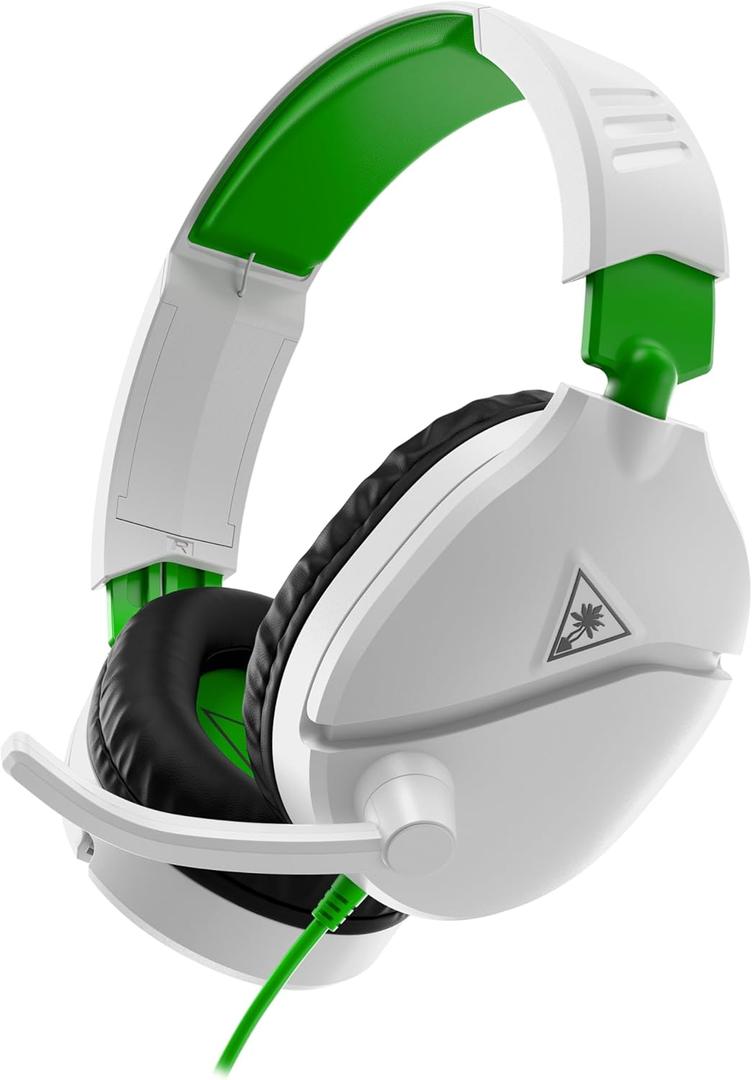 Turtle Beach Recon 70 Multiplatform Gaming Headset for Xbox Series X|S, Xbox One, PS5, PS4, PC & Mobile w/ 3.5mm Wired Connection - Flip-to-Mute Mic, 40mm Speakers, Lightweight Design, White