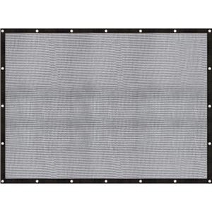 Cool Area 60-70% Shade Cloth 6.5x10FT Heavy Duty Knitted Mesh Tarp with Grommets Shade Trap for Patio Canopy Garden Porch Greenhouse Pools Dump Truck Dog Kennel Black