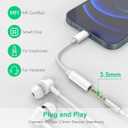 3 x USB C to 3.5mm Headphone Jack Adapter for iPhone 17 Air/16/15 Pro/Pro Max/Plus, 3-Pack Type C Aux Dongle Cable Cord Compatible with iPad, Samsung Galaxy S25/S24/S23/S23/S22/S21Ultra/Note 20, MacBook