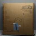 Black Glass Coffee Table for Living Room,Square Coffee Tables for Small Spaces,Simple Tea Cocktail Modern Center Tables, Living Room Tables,Easy Assembly,26 * 26in（Black & Clear Glass)