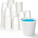 LITOPAK 1000 pack 3 oz Paper Cups, White Disposable Bathroom Cups, Mini Paper Cups for Parties, Picnics, Barbecues, Travel and Event