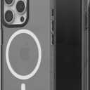 RhinoShield JellyTint Transparent Protective Case Compatible with MagSafe for [iPhone 15 Pro Max] | Superior Magnetic Force, Exceeds Military Drop Standards, Scratch Resistant, Shockproof - Ash Black