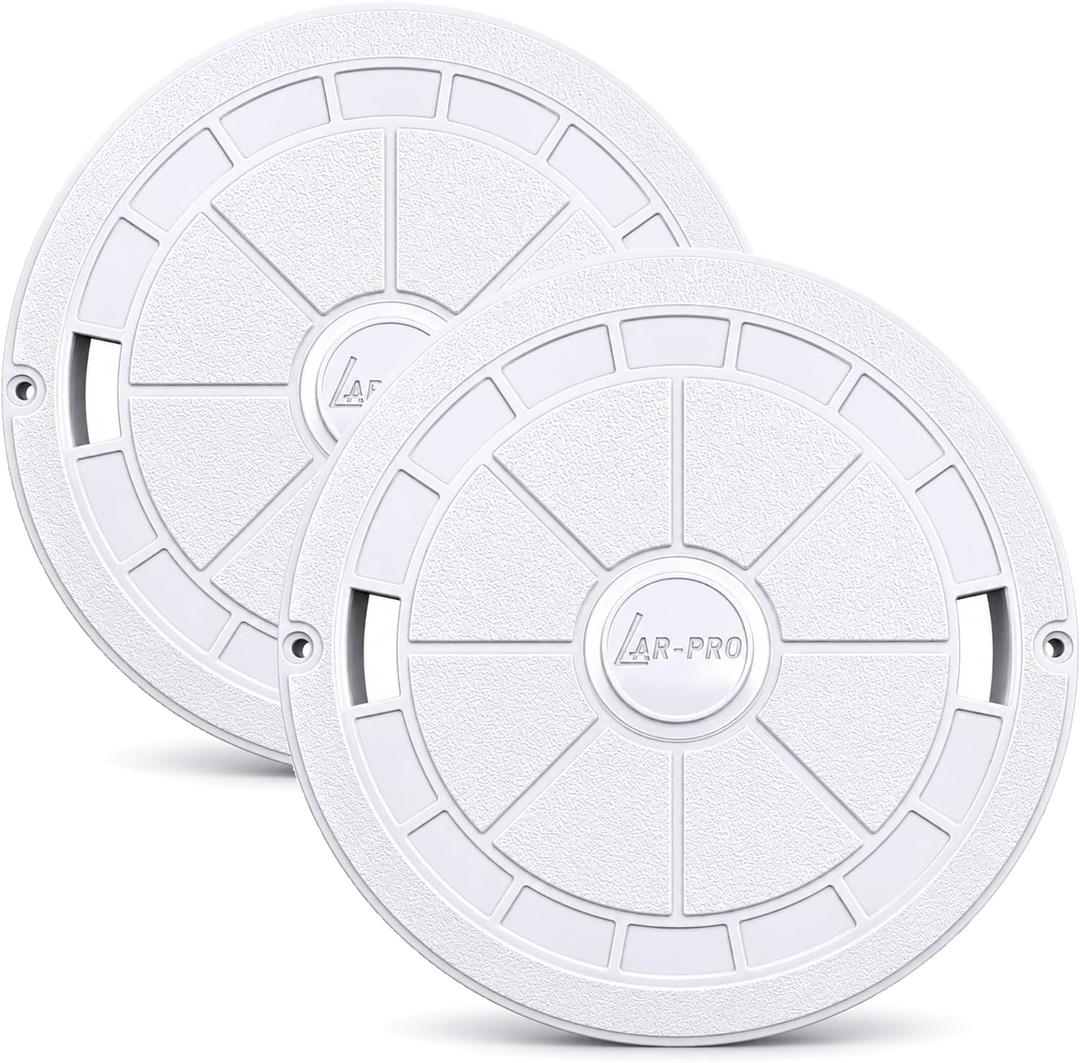 AR-PRO (2 Pack) Exact Replacement Hayward SPX1070C Skimmer Cover - Heavy-Duty Pool Skimmer Lid Direct Replacement for Hayward SP1070, SP1071, and SP10712S Automatic Skimmer Models,  9-7/8, Bottom8-5/16 (2PCS)