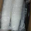 Ginkgo 100 Pack 12 oz Disposable Thickened Paper Coffee Cups with Lids and Sleeves, To Go Hot Coffee Cups, Hot Chocolate, Cocoa and Coffee Bar Supplies