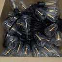 Solar String Lights Outdoor Waterproof 100ft with 52 Shatterproof,Solar Lights Outdoor Remote ST38 Vintage Edison Bulbs,Salor Ourdoor Light Hanging Lights Waterproof for Outside Backyard