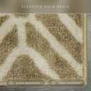 Maples Rugs Moderna Geometric Area Rugs  Made in USA  Washable, Non Slip Indoor Carpet for Entryway, Foyer, Kitchen, and Bathroom, 30" x 46", Beige