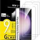 NEW'C 3 Pack Designed for Samsung Galaxy S24 Plus / S24+ 5G Screen Protector Tempered Glass,Case Friendly Ultra Resistant (Transparent)