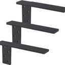 Free Hanging Side Wall Floating Shelf Bracket 3 Pack 20 Inch Heavy Duty Countertop Support Bracket for Breakfast Bars Cabinet Granite Countertops with No Knee Wall or Pony Wall