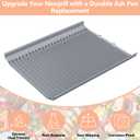 MOASKER 19.2 Inch Ash Pan Replacement Parts for Nexgrill 810-0025 Charcoal Grills, Heavy Duty Steel Gray Coating Ash Pan/Drip Pan for Nexgrill Charcoal 22inch Grills 810-0025,19.2" Drip Pan