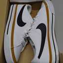 Nike Women's Court Legacy Next Nature Shoes (8.5, White/Black/Desert Ochre/Team Orange)