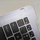Replacement Laptop Upper Case Palmrest Backlit Keyboard Assembly Part for Dell Inspiron 14 5481 5482 5485 5491 09VMHF 9VMHF Gray