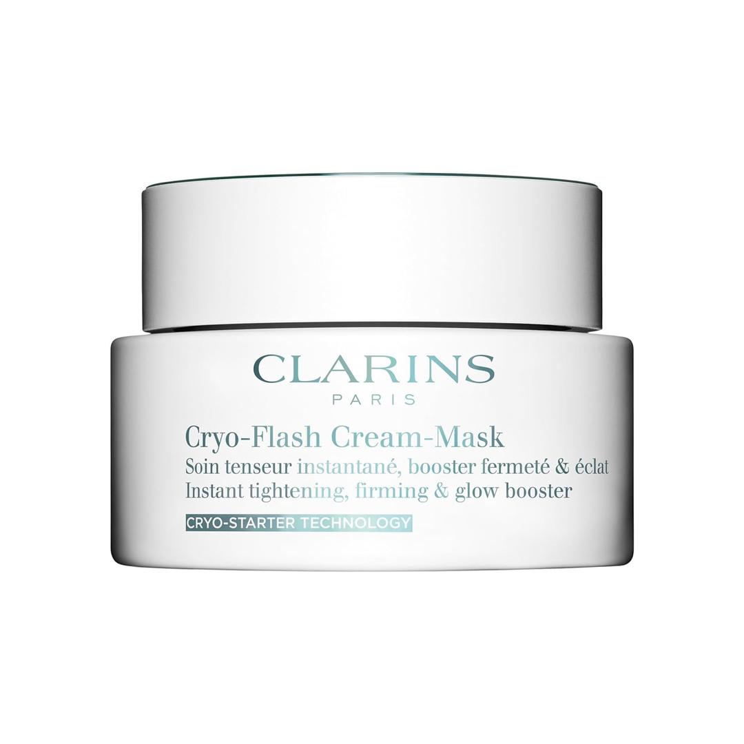 Clarins Cryo-Flash Face Mask | Visible Lift Effect in 10 Minutes* | Visibly Minimizes Pores | Boosts Radiance | Pro Like Results | All Skin Types