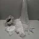 Holaurora 7FT Lighted Outdoor Christmas Tree, 295 LED Smart Cone Tree, Music Sync RGB Fairy Lights, LED Light Show, APP and Remote Control, Timer Function, Perfect for Outdoor Christmas Decorations