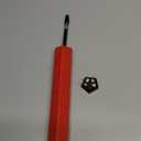 SPORTBIT Ball Pump for Sports Balls - Push & Pull Inflating System - Hand Pump for All Exercise Balls - Volleyball Pump, Basketball Inflator, Football & Soccer Ball Air Pump - Goes with 5 Needles Set (Full Red)
