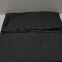 Rectangle Tablecloth - 60 x 84 Inch - Stain and Wrinkle Resistant Washable Polyester Table Cloth, Decorative Fabric Table Cover for Dining Tables, Buffet Parties and Camping, Black
