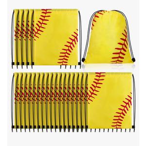 Large Football Drawstring Bag Sport Backpack Bulk Football Goodie Favors for Kids Gift Bags Supplies for Birthday Party, 13 x 17 Inch(Softball)(7 count) Large Football Drawstring Bag Sport Backpack Bulk Football Goodie Favors for Kids Gift Bags Supplies for Birthday Party, 13 x 17 Inch(Softball)(7 count)