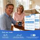 Wrist Blood Pressure Monitor2026 New Upgrade, Automatic Digital Blood Pressure Cuff Wrist with Large Display Bp Machine Blood Pressure Monitors for Home Use,99x2 Sets Memory with Storage Bag