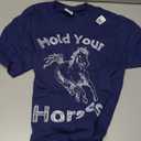 Hold your horses, Rodeo, Vintage retro cowboy, western tee T-Shirt S