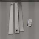 EZVALO 3-Pack Under Cabinet Lighting, 4000mAh Rechargeable Motion Sensor Light, 16inch Magnetic Closet Lights with Dimmable & 3 Color Temps, Wireless Motion Activated Lights with Remote for Kitchen,16.5 inch, 3