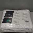 LuxClub 4 PC King Size Sheet Set Bed Sheets Deep Pockets 18" Wrinkle Free Cooling Bed Sheets Machine Washable Hotel Bedding Silky Soft - White King