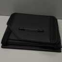 Trunk Organizer, car organizers and storage, black Leather Storage Box with lid, Fiberboard, Collapsible, 15''L x 13''W x 12.4''H, 2K inches (size A)