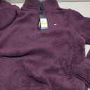 Tommy Hilfiger Women's 1/4 Zip Mockneck Sherpa Soft Pullover, S