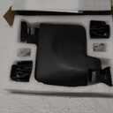 10L0L Golf Cart Mirror, No Drilling Extra Large Side View Mirror Universal for Yamaha, Club Car, EZGO, Folding Side Rear View Mirrors Adjustable 180 Degree