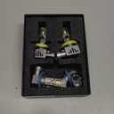 Fog Bulbs Fit for Toyota RAV4 2006-2012, Latest&Brightest High&Low Beam Fog Light Bulbs Combo 800% Brightness 6000K Cool White, CANbus Ready, Plug and Play, Pack of 6