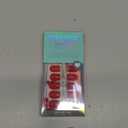 BTArtbox Press On Nails Short  Red Square Valentines Press On Nails with Glue for Women, Opaque Soft Gel Glue On Nails in 16 Sizes  32 Stick On Nails Kit, Hot Lap