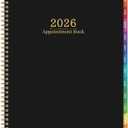 2026 Appointment Book - Daily Planner 2026 from Jan. 202 - Dec. 2026, 30-Minute Interval, Weekly Appointment Planners with Colorful Tabs, 8.5" x 11"