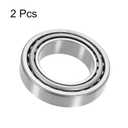 uxcell 2pcs LM104949/LM104911 Tapered Roller Bearing Cone and Cup, 2" Bore x 3.25" OD x 0.91" Thick, Chrome Steel Taper Bearing Set, ABEC-3