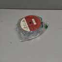 MEEDEE Blue Diagonal Stripe Ribbon 2.5 Inch Blue Satin with Turquoise and Teal Glitter Wired Ribbon for Wreath Bow, Topper Bow, Tree, Garlands (10 Yards)