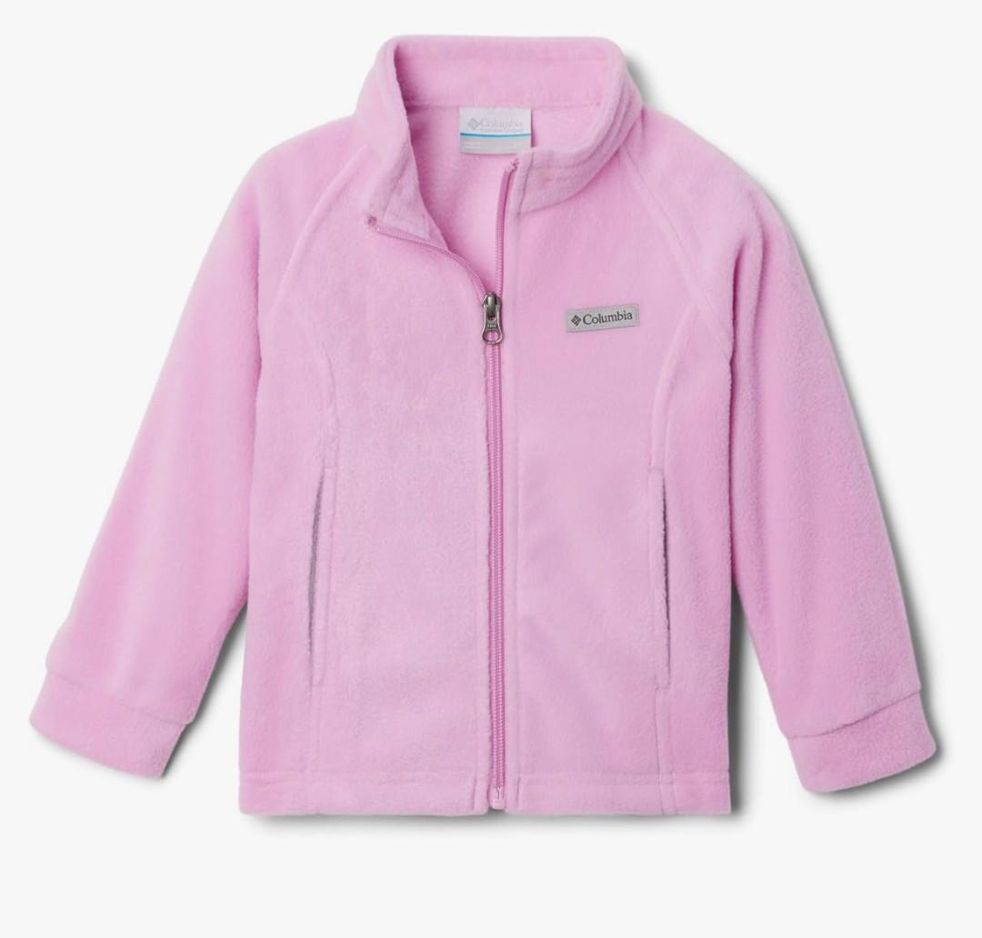 Columbia Unisex-Baby Benton Springs Fleece Jacket Size 18-24 Pink