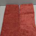 Home Brilliant Red Pillow Covers for Bed Decorative Throw Pillows for Valentines Couch Bed Set of 2 Striped Velvet Indoor Pillow Covers, 55x55cm, 22 x 22 Inch, Burgundy