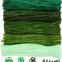 WOPPLXY 1500 Pieces Pipe Cleaners Chenille Stems, 12 Inch Craft Supplies Bulk for DIY Art and Craft Projects Creative Gift Wrapping Party Decorations (Green)
