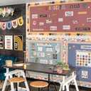 3 x Teacher Created Resources Wonderfully Wild Scalloped Die-Cut Border Trim