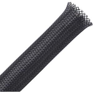 25ft - 1/8 inch PET Expandable Braided Sleeving – Black – Alex Tech Braided Cable Sleeve