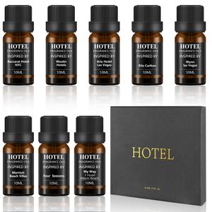 Hotel Collection Diffuser Essential Oil Gift Set,Seaside Hotel Scents for Home,Stress Relief Air Freshening,The Beach Villas and Other Luxury Hotel Scents