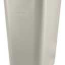 Beige trashcan 20inches long width 16