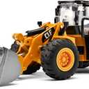 Bulldozer Toys for Boys,Bulldozer Toy with Movable Front Loading Arm and Liftable Bucket,Toy Bulldozers Construction Vehicles with Simulated Lights,Construction Trucks for Toddlers 3-5