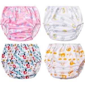 Waterproof Diaper Covers for Girls Good Elastic Rubber Swim Diaper Cover for Toddler Girl Underwear & Swimming Diapers Size 5t (5T (4 Count))