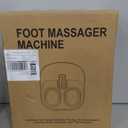 Foot Massager Machine with Heat, Upgrade 6 Airbags 29 Nodes Deep Rolling, Compression, Ankle Kneading, Shiatsu Foot Massager for Neuropathy Plantar Fasciitis, Gifts for Men Women Fits Up to 13" (15.35in)