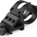 Tactical Offset Picatinny Rail Mount for Flashlight Ring Mount Scope Ring Mounts for 25.4mm Tube T2008