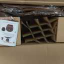 Skylike 52'' Wood Flush Mount Modern Ceiling Fan with Light and Remote