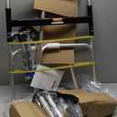 VEVOR 2 in 1 Folding Walker & Removable Armrests, Height Adjustable Foldable Walker with 5" Solid Wheels, Lightweight Aluminum | Front Wheeled Mobility Aid for Elderly Handicapped Disabled, 450 Pounds