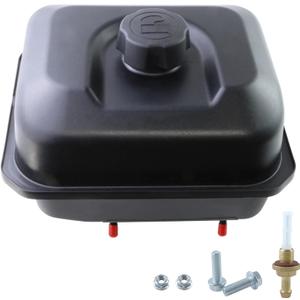General Gas Fuel Tank Compatible with GX270 GX340 GX390 Harbor Freight Predator 420cc HDPE Never Rust Anti-vibration Oil Tanks Boat Engine Replacement Parts 17510-ZE3-030ZA (Black)