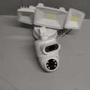 Onforu Dual Lens Security Camera Floodlight Outdoor, 4MP Smart Flood Light Surveillance Camera Wired, 360View Auto Tracking, 5500LM Motion Detection Flood Lighting Dual Cam, Night Vision, 2-Way Audio (White)